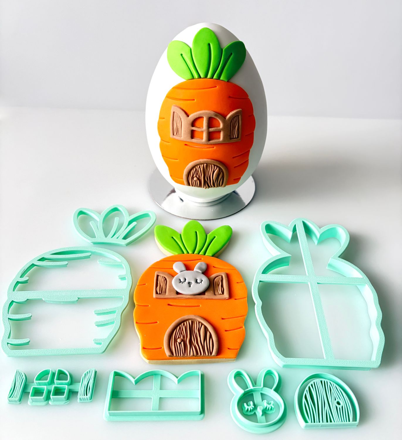 CBS Σετ 7 τμχ κουπάτ CARROT HOUSE Σετ Κουπάτ Σπίτι Καρότο