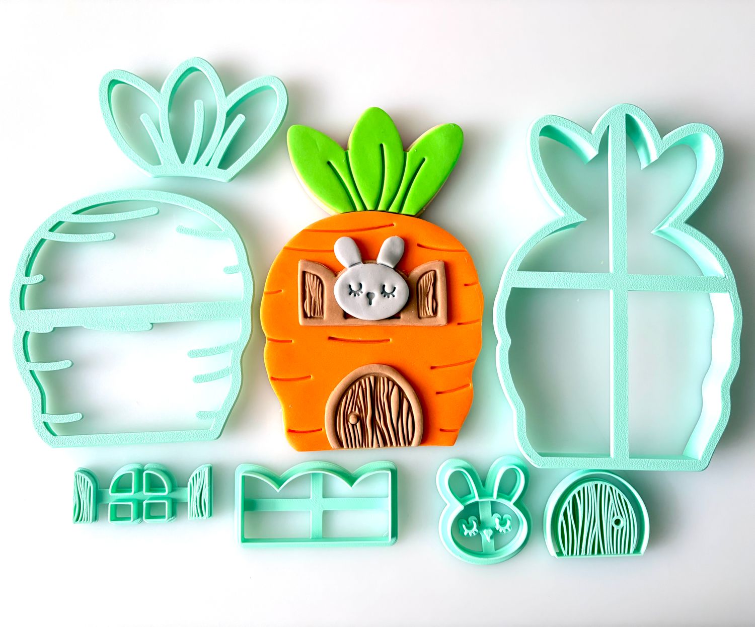 CBS Σετ 7 τμχ κουπάτ CARROT HOUSE Σετ Κουπάτ Σπίτι Καρότο