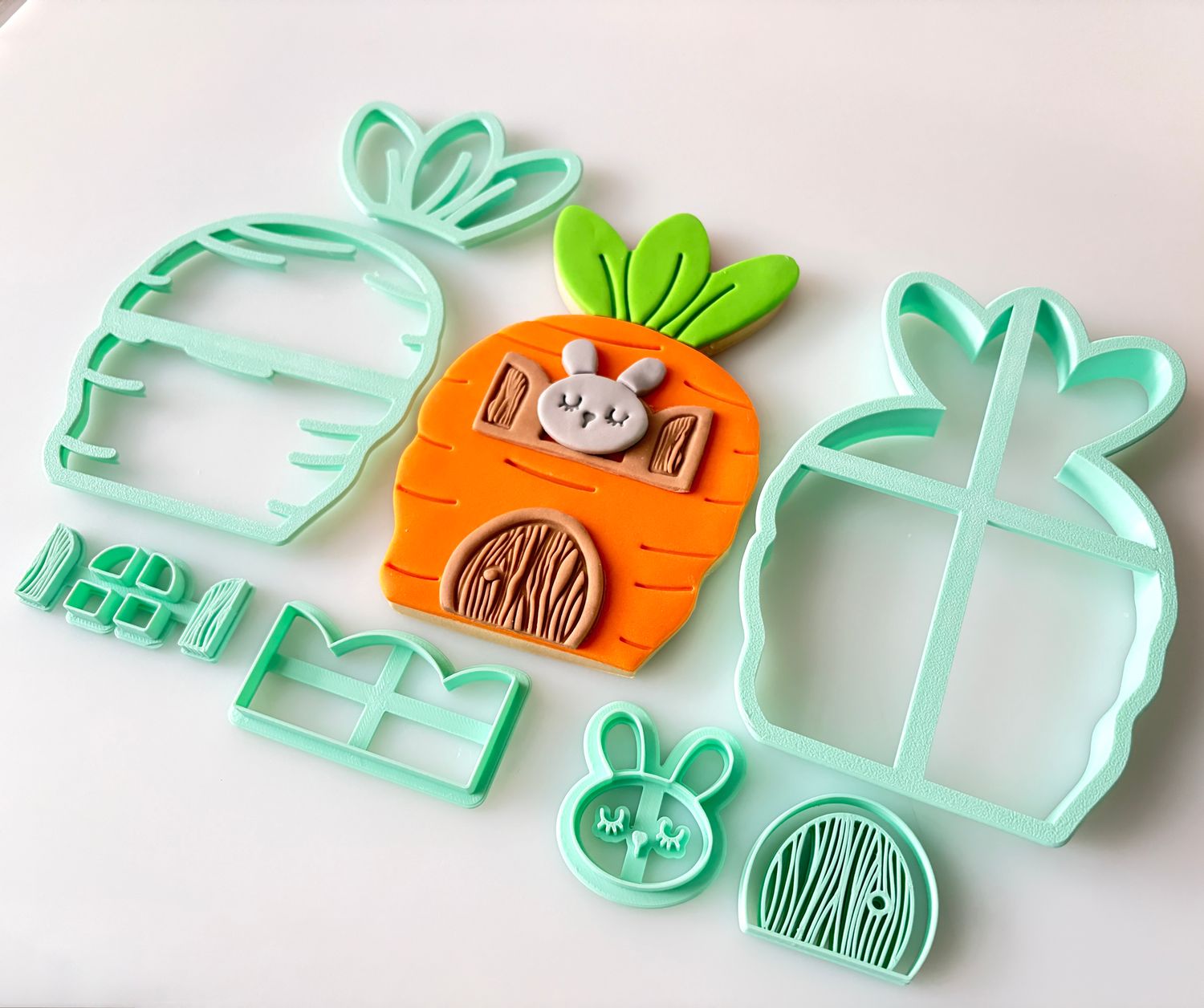 CBS Σετ 7 τμχ κουπάτ CARROT HOUSE Σετ Κουπάτ Σπίτι Καρότο