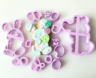 CBS Σετ 13 τμχ κουπάτ BUNNY with 3 EGGS -Λαγουδάκι με αυγά