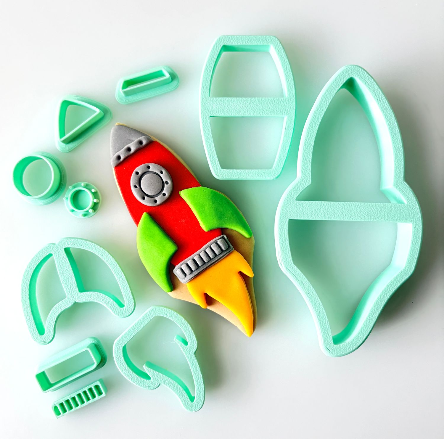 CBS Σετ 10 τμχ κουπάτ SPACE ROCKET- Κουπάτ Πύραυλος