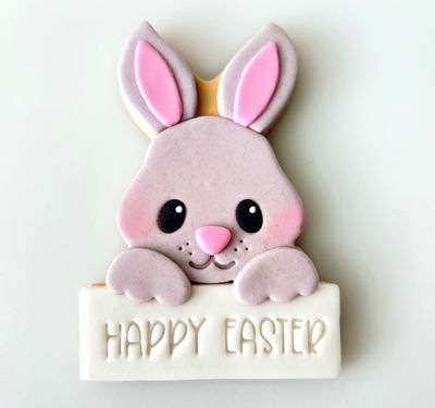 CBS Σετ 9 τμχ κουπάτ EASTER BUNNY Κουνελάκι με 'HAPPY EASTER' -'Καλό Πάσχα'