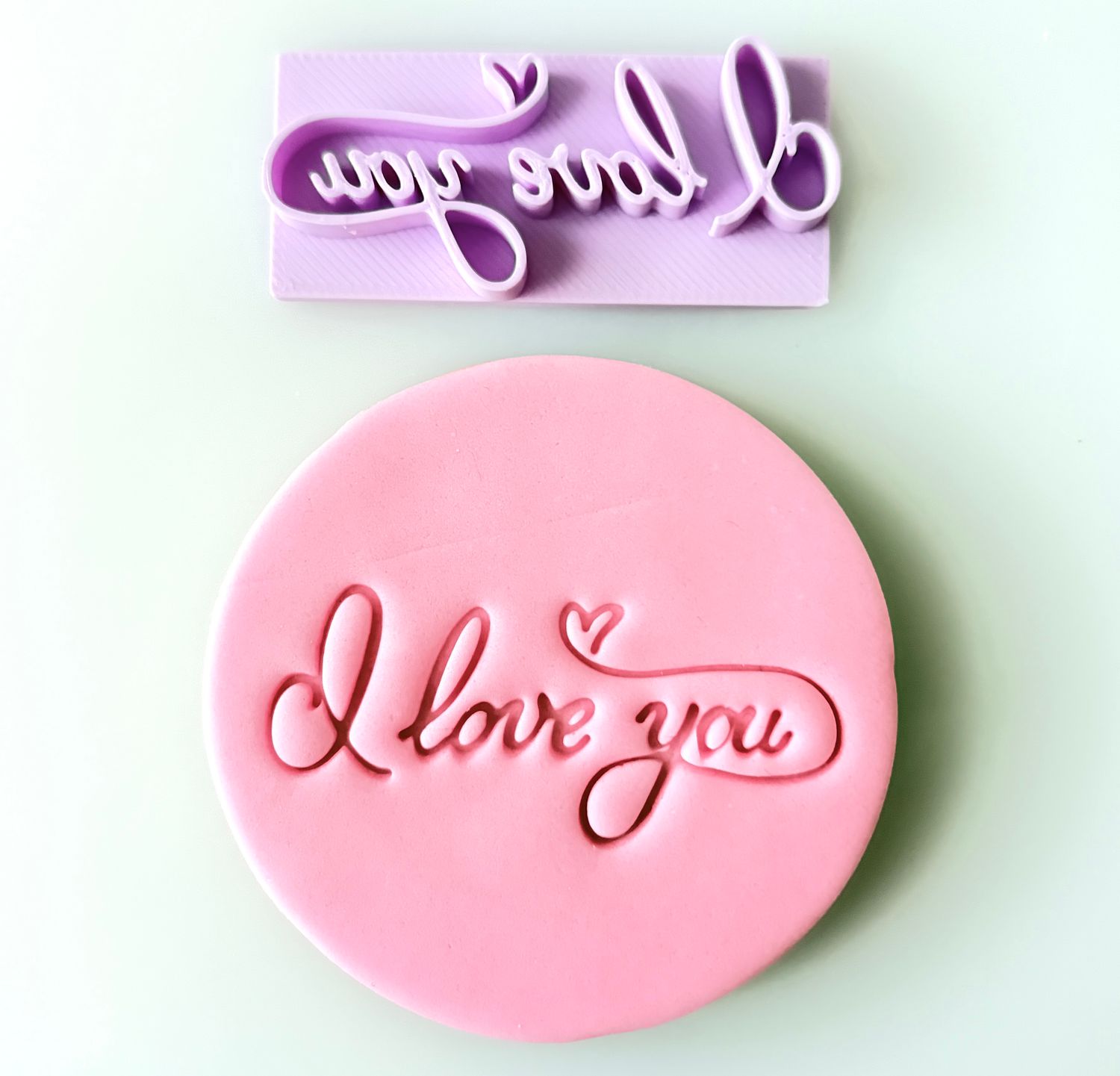 CBS Stamps 'I Love You'' Σφραγίδα. Σχέδιο 1