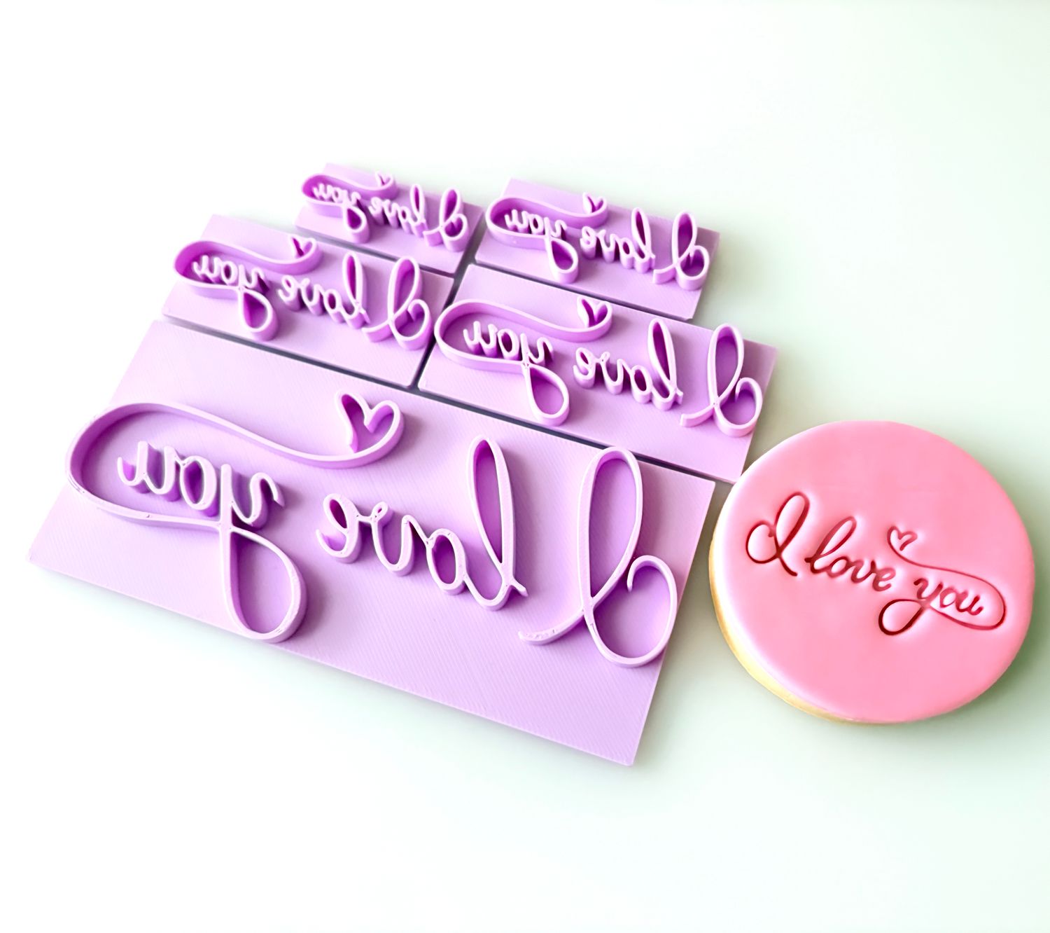 CBS Stamps 'I Love You'' Σφραγίδα. Σχέδιο 1