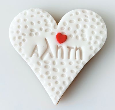 CBS Stamp &amp; Cutter 'ΑΛΗΤΗ΄ ΣΧΕΔΙΟ 1. Κουπάτ Καρδιά &amp; Σφραγίδα 6εκ, 7εκ, 8εκ, 9εκ (4 τμχ.)