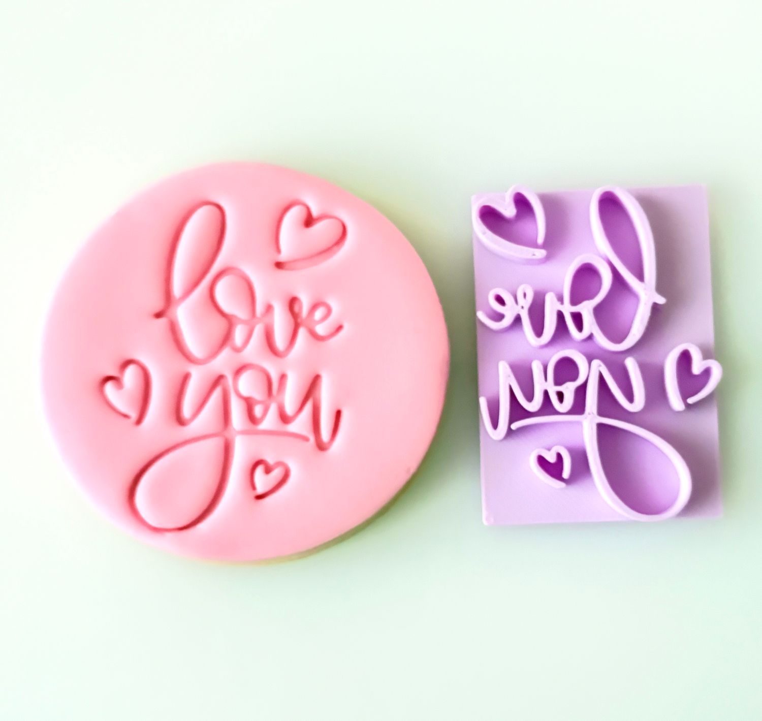 CBS Stamps 'Love You'' Σφραγίδα. Σχέδιο 2