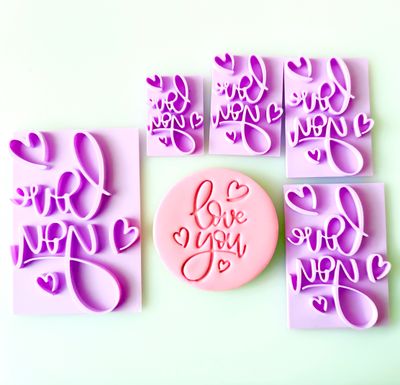 CBS Stamps 'Love You'' Σφραγίδα. Σχέδιο 2
