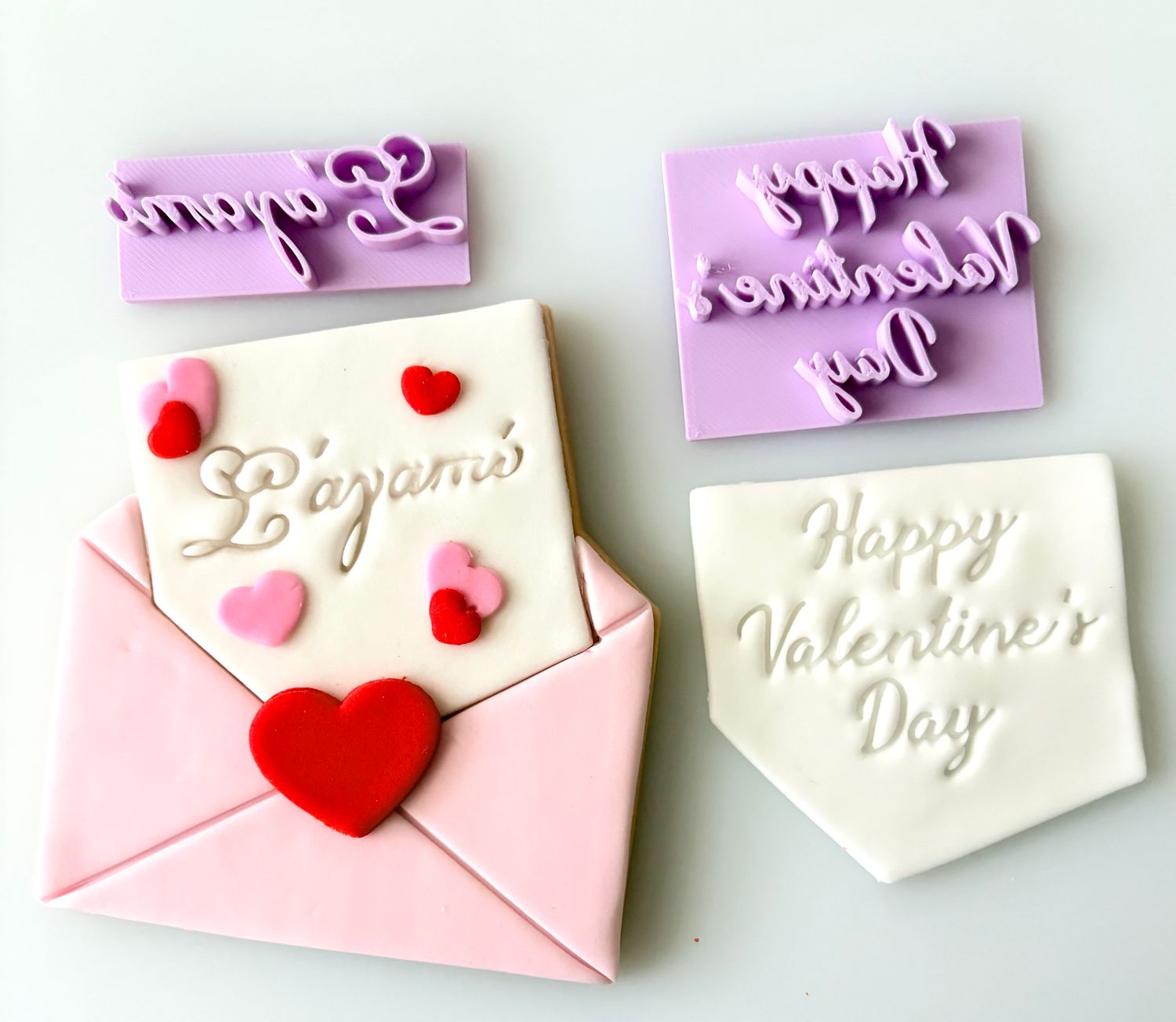 CBS Σετ 8 τμχ κουπάτ LOVE LETTER με δυο σφραγίδες -Φάκελος Με Γράμμα Αγάπης