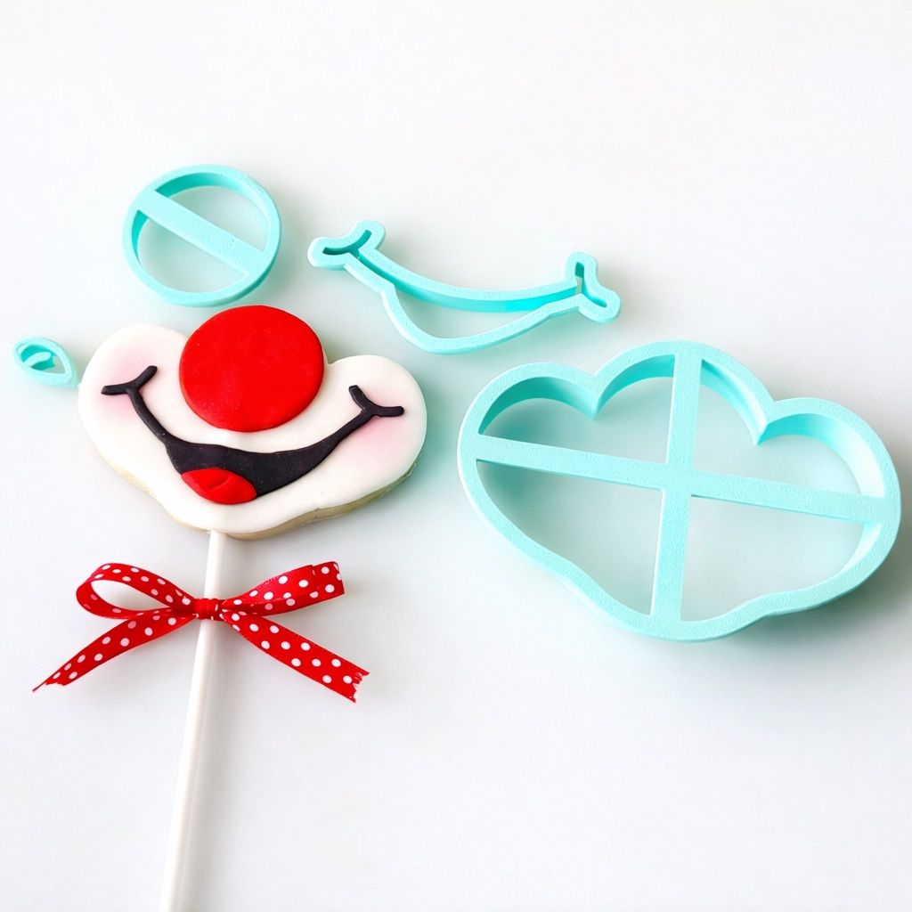 CBS Σετ 4 τμχ κουπάτ CLOWN Design 1 -Σετ κουπάτ Κλόουν