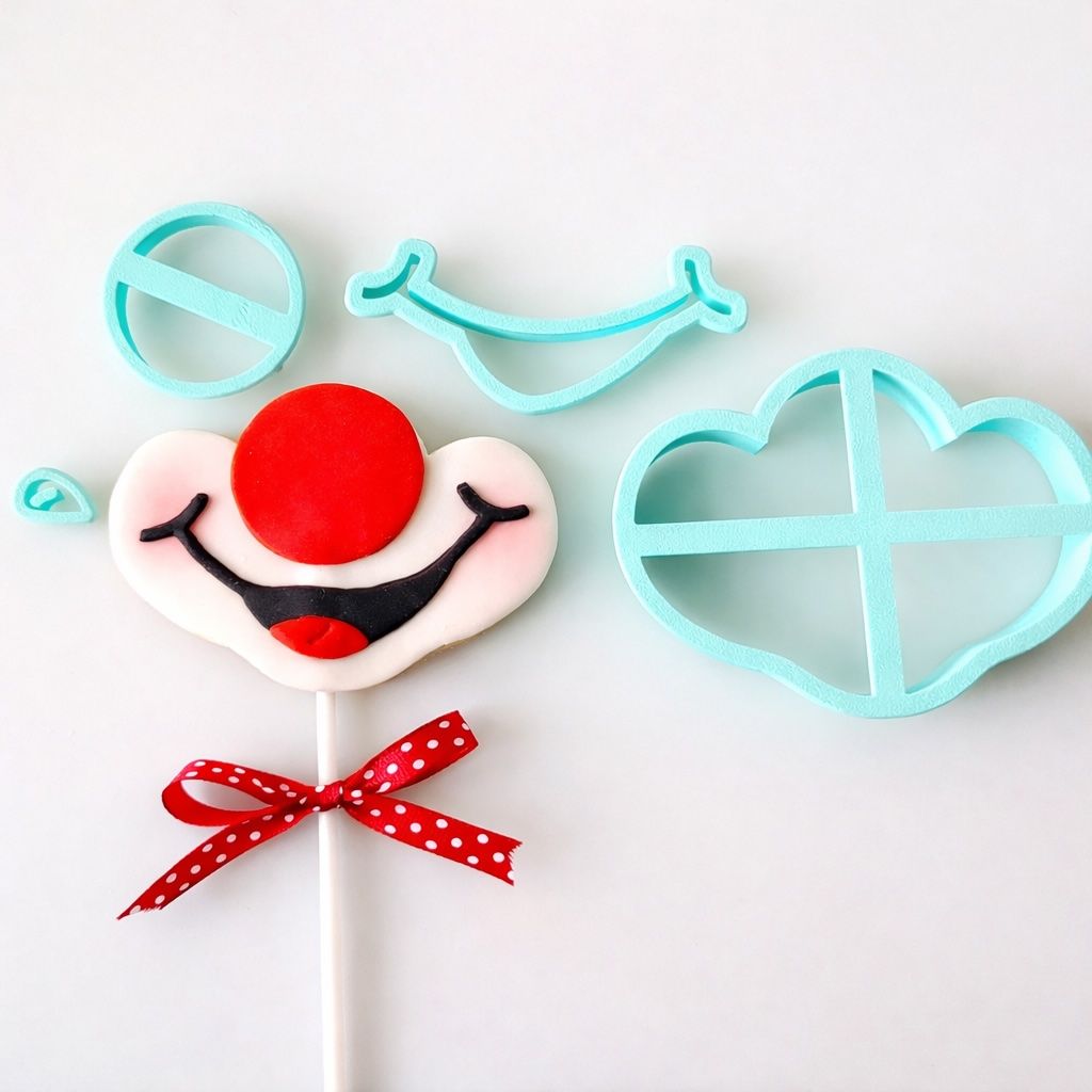 CBS Σετ 4 τμχ κουπάτ CLOWN Design 1 -Σετ κουπάτ Κλόουν