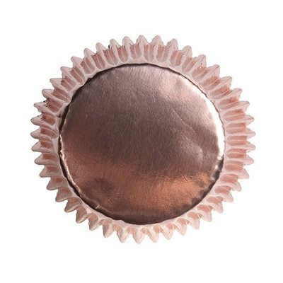 ζ 2026 05 SALE!!! Baked With Love Cupcake Cases -METALLIC ROSE GOLD - Θήκες Ψησίματος -Μεταλλικό Ροζ Χρυσό 50 τεμ