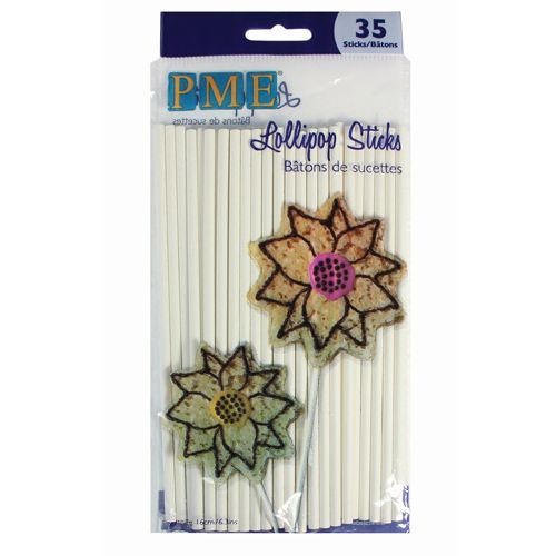 PME Lollipop Sticks -16cm- pk/35- Xάρτινα Στικάκια