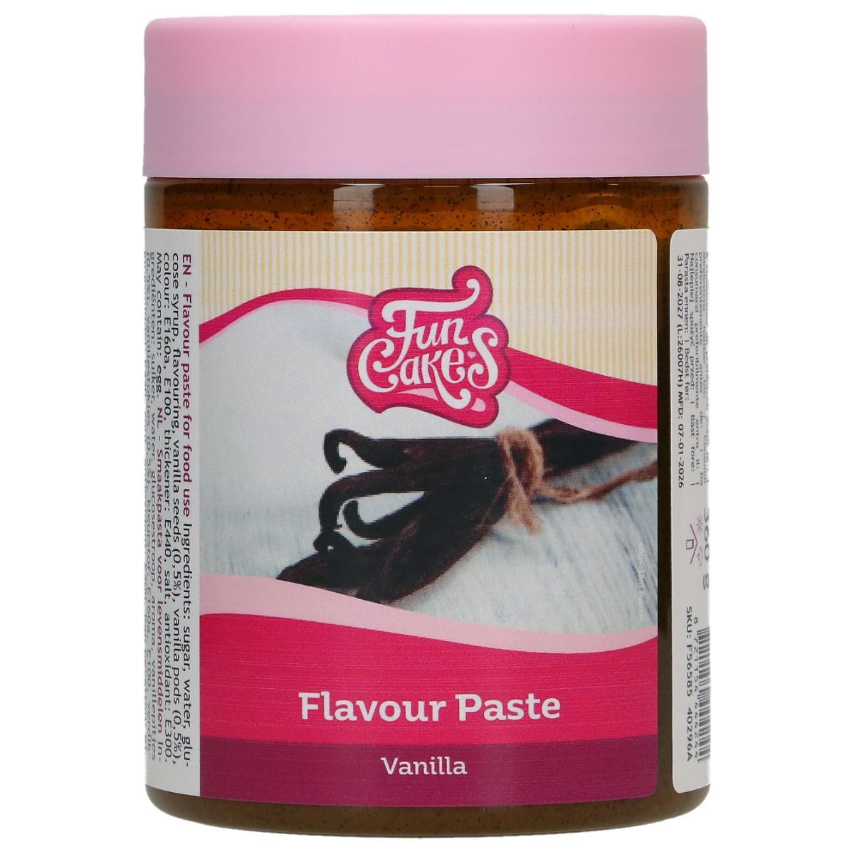 Funcakes Flavour Paste -VANILLA -Συμπυκνωμένη Πάστα Βανίλια 360g