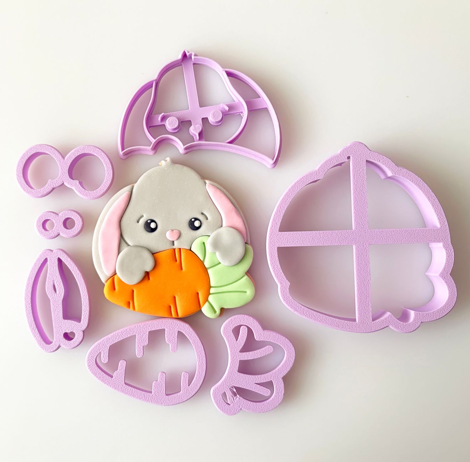 CBS Σετ 7 τμχ κουπάτ FLOPPY BUNNY with CARROT- Σετ Κουπάτ Λαγουδάκι με Καρότο