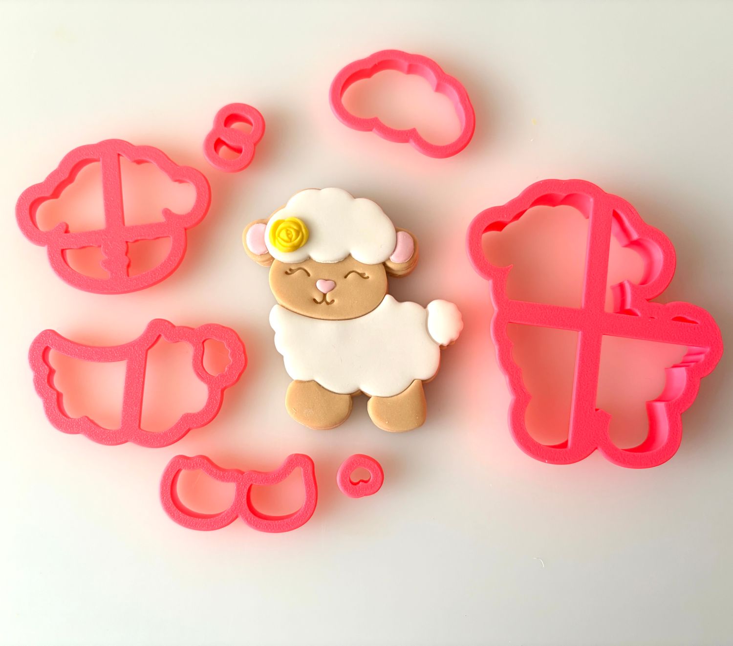 CBS Σετ 7 τμχ κουπάτ CUTE SHEEP -Σετ Κουπάτ Προβατάκι