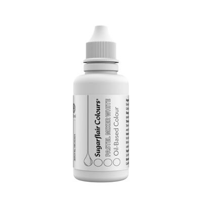 Sugarflair Pastel Mixer White OIL BASED 30ml-Χρώμα Λαδιού Λευκό