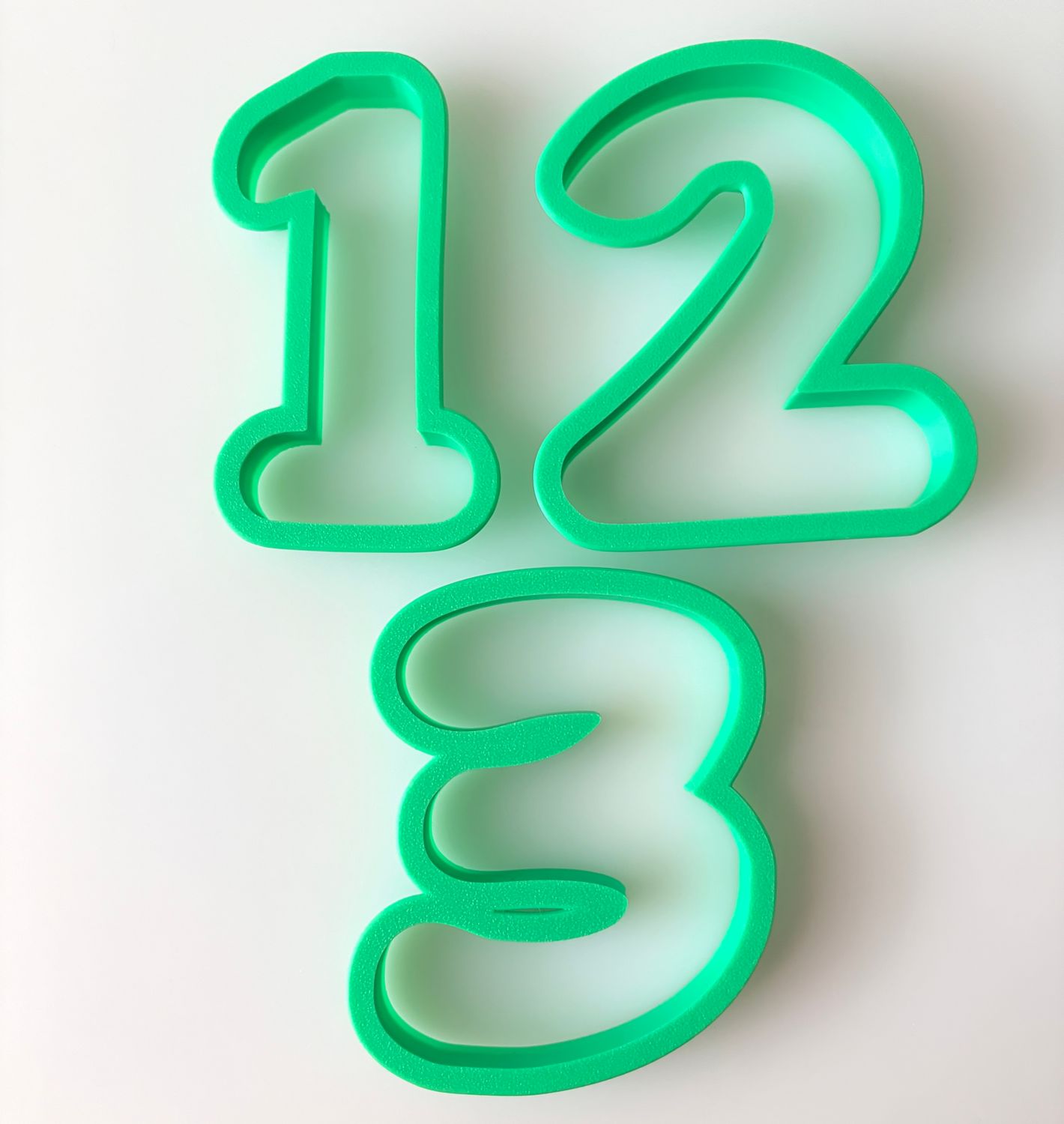 CBS Cutters -Κουπάτ 'Μεγάλα ΝΟΥΜΕΡΑ' COMIC από 0-9 NUMBERS 8εκ, 9εκ, 10εκ.