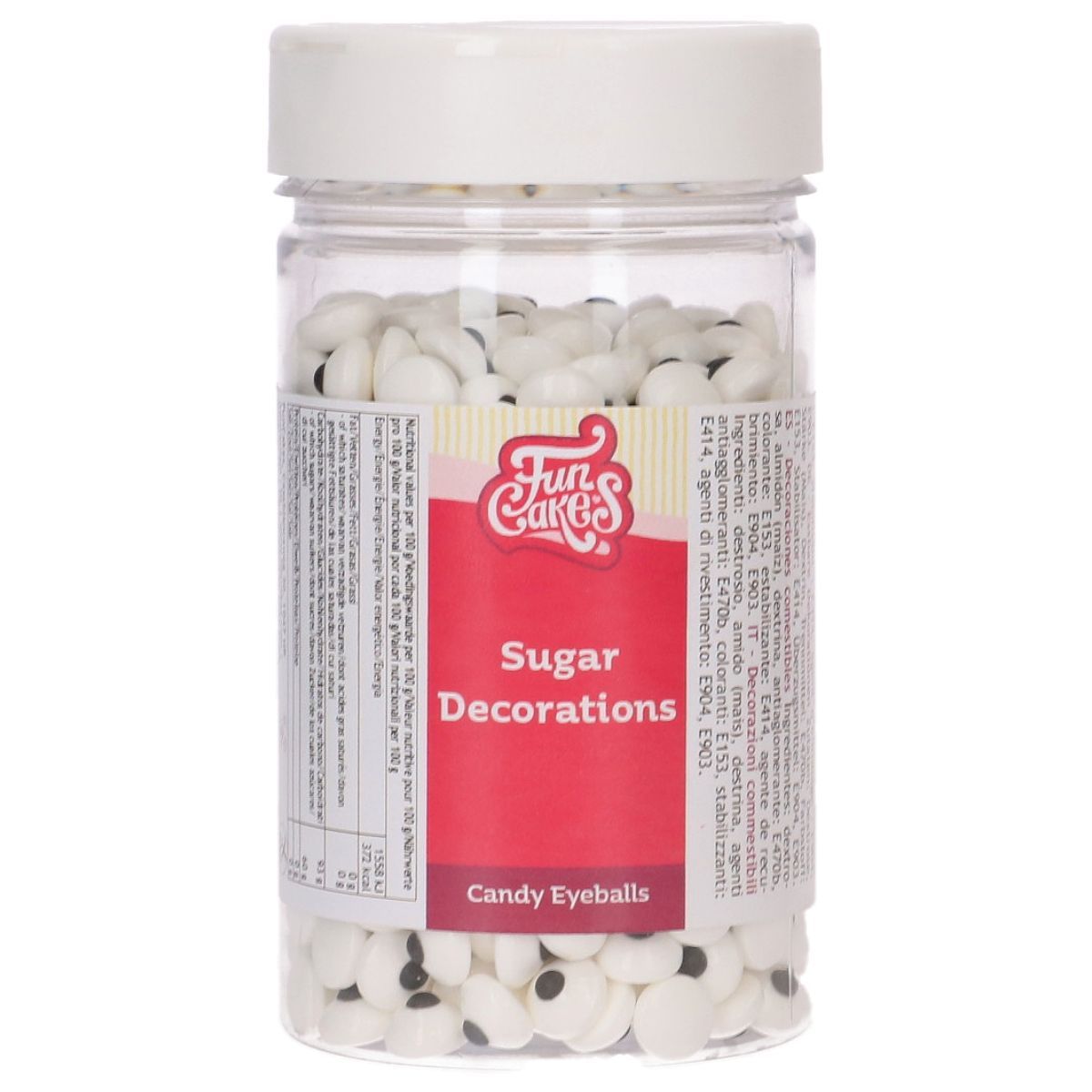 FunCakes Sugar Decorations -EYES - Βρώσιμα Ζαχαρωτά Μάτια Μικρά 200g