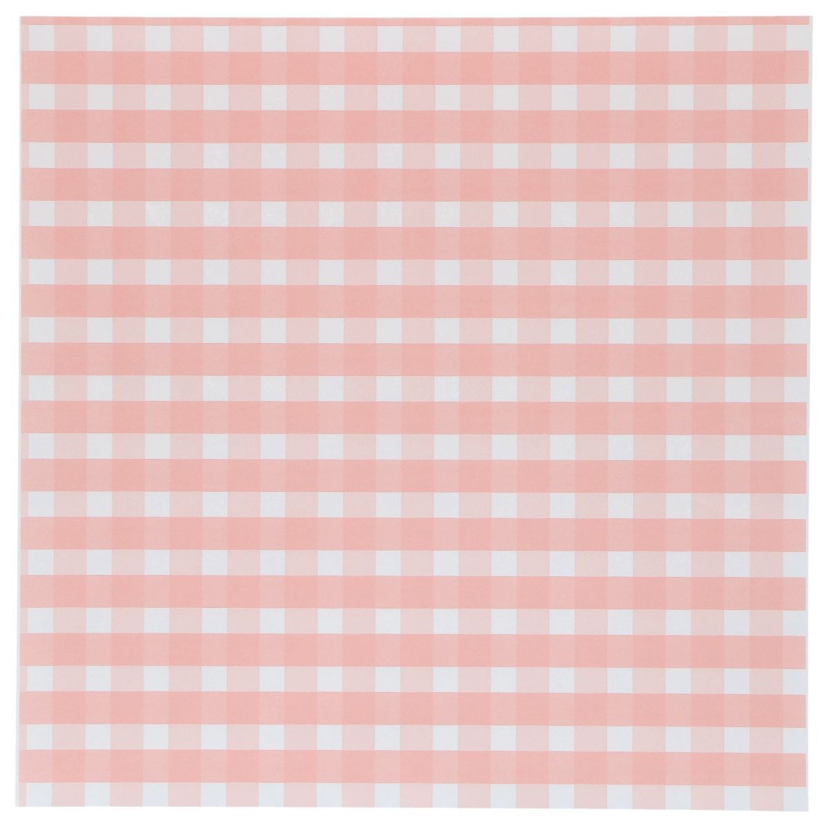 Bento Box Liner PINK CHECKERBOARD 50τμχ- Λαδόκολλα ρόζ
