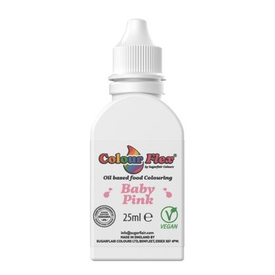 Sugarflair Colour Flex Oil 25ml BABY PINK- Λιποδιαλυτό Τζελ Ροζ Μπεμπέ