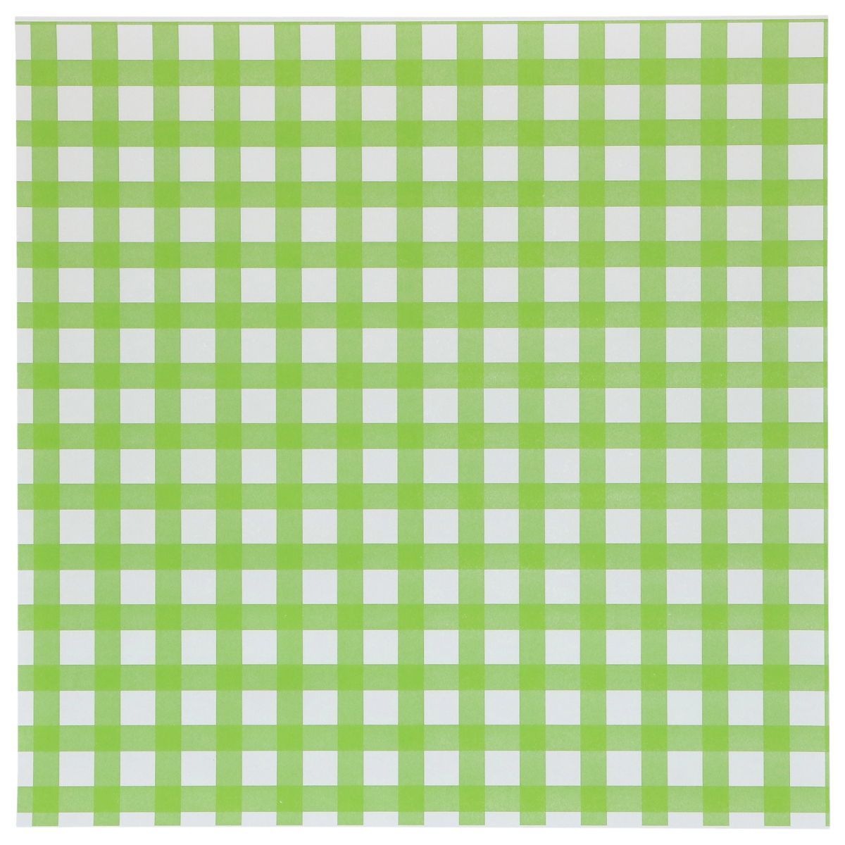 Bento Box Liner GREEN CHECKERBOARD 50τμχ-Λαδόκολλα Πράσινη