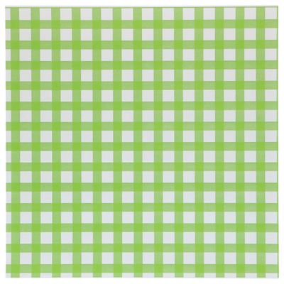 Bento Box Liner GREEN CHECKERBOARD 50τμχ-Λαδόκολλα Πράσινη