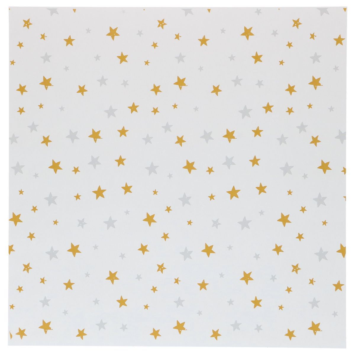 Bento Box Liner GOLD SILVER STARS 50τμχ-Λαδόκολλα με Χρυσά και Ασημί Αστέρια