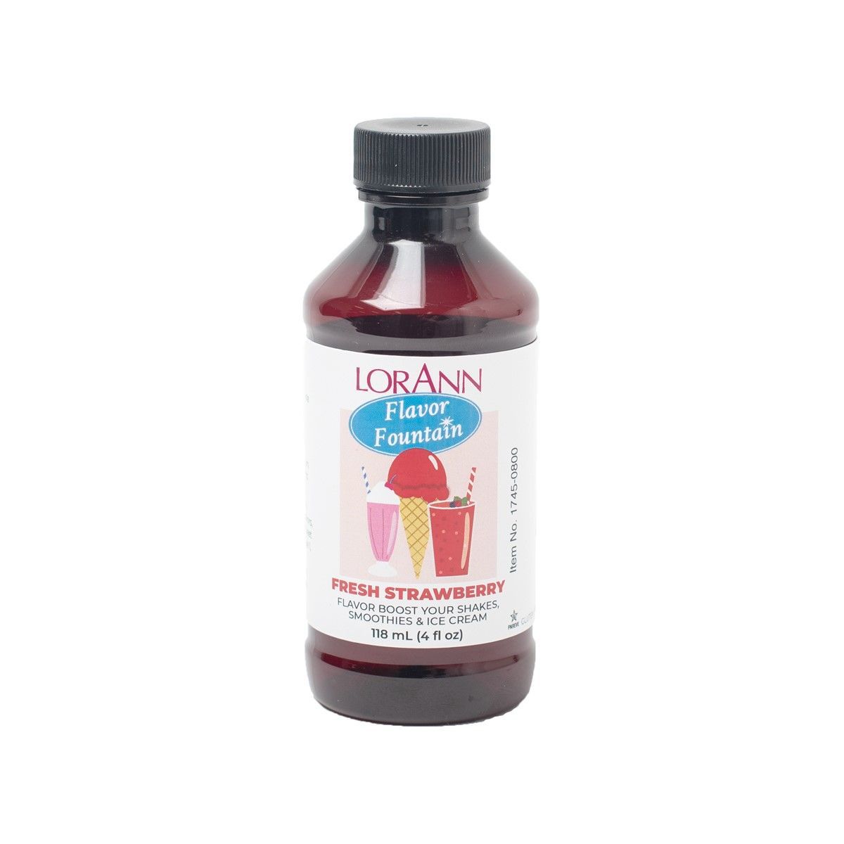 SALES!!!!LorAnn Flavor Fountain - Fresh Strawberry 118 ml -Άρωμα Φράουλα- ΑΝΑΛΩΣΗ ΚΑΤΑ ΠΡΟΤΙΜΗΣΗ 5/26