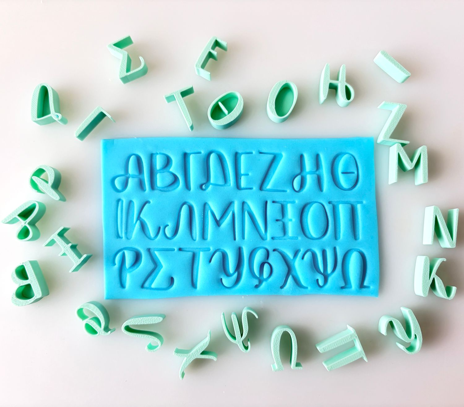 CBS Font Stamp 'MIDNIGHT' Σφραγίδες με Ελληνικά Γράμματα &amp; Νούμερα. Μέγεθος απο MINI μέχρι LARGE