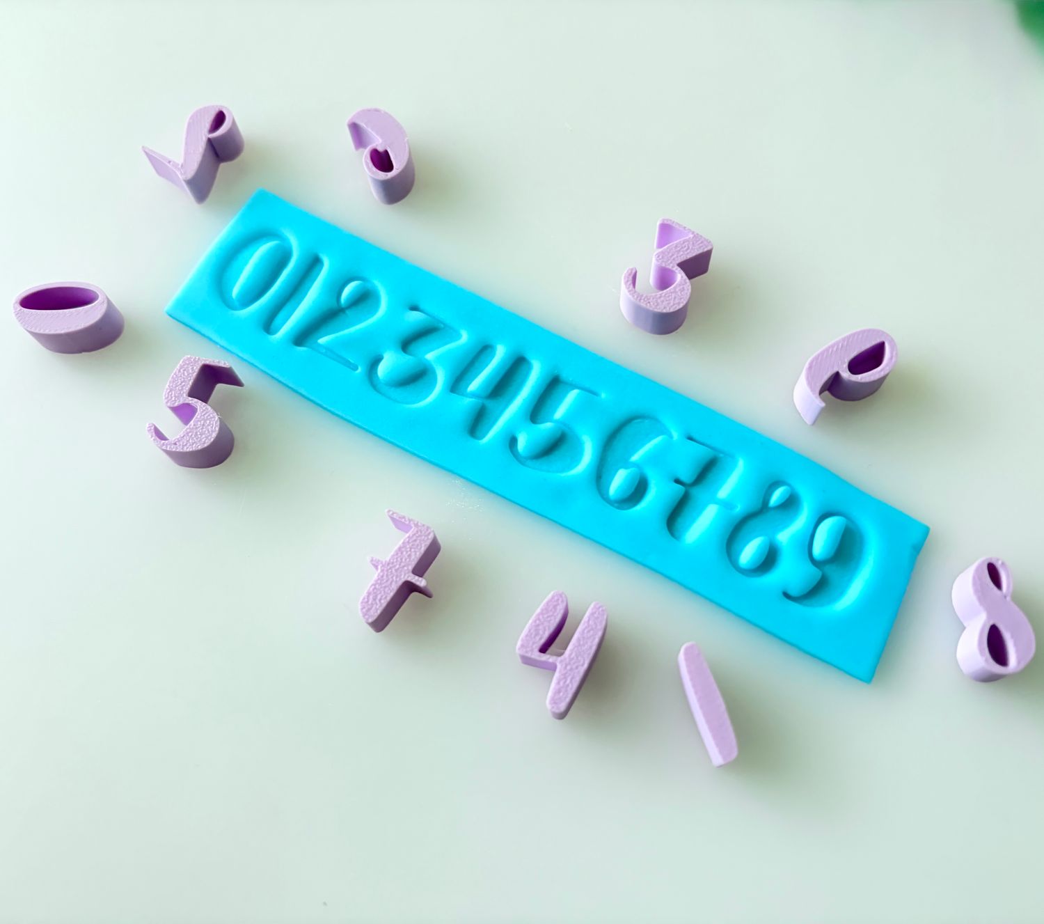 CBS Font Stamp 'MIDNIGHT' Σφραγίδες με Ελληνικά Γράμματα &amp; Νούμερα. Μέγεθος απο MINI μέχρι LARGE