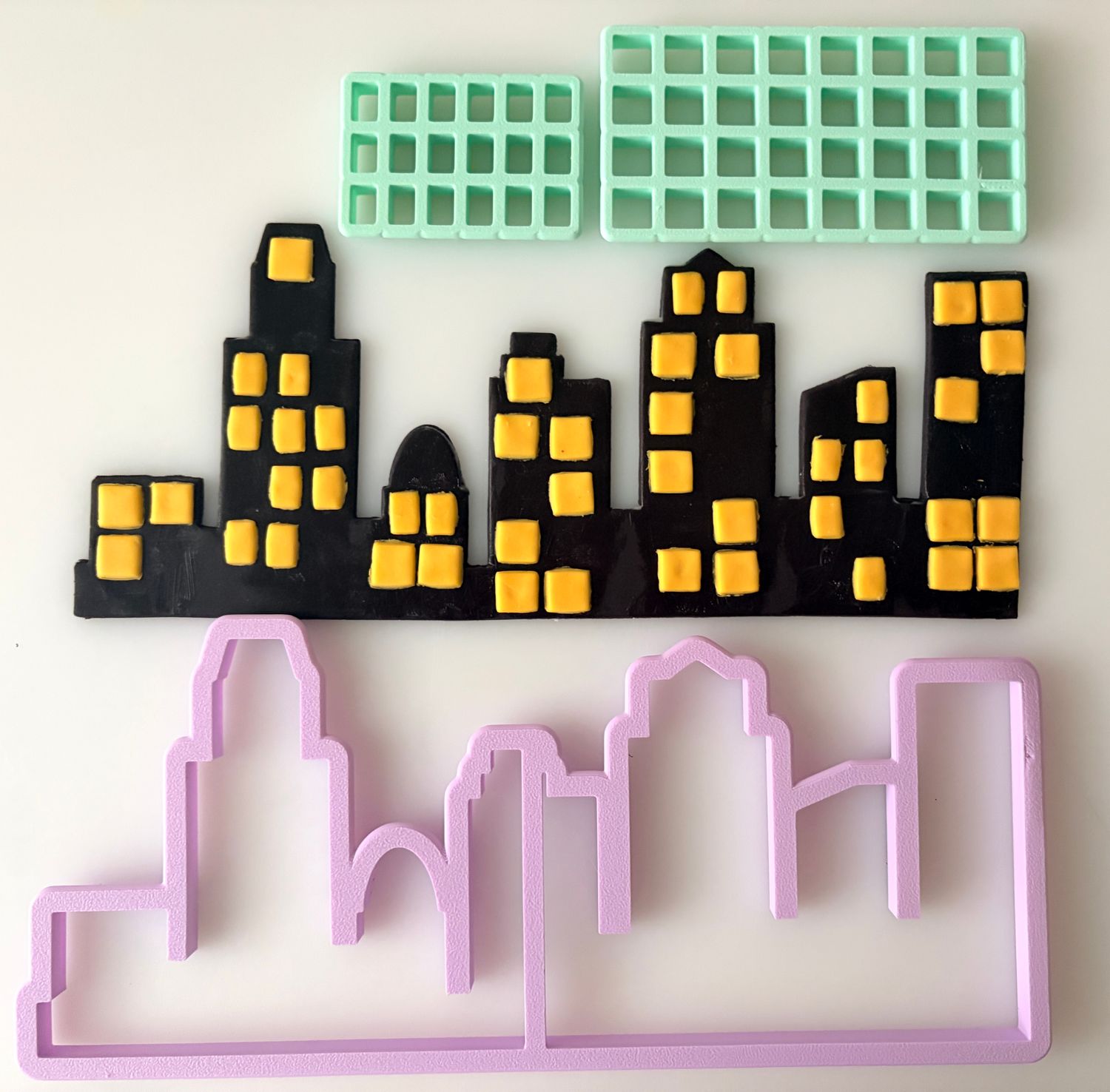CBS Cake Border Cutter -SUPERHERO CITY SKYLINE - Κουπάτ