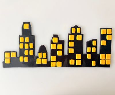 CBS Cake Border Cutter -SUPERHERO CITY SKYLINE - Κουπάτ