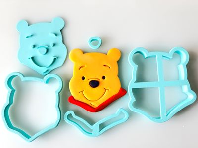 CBS Σετ 5 τμχ κουπάτ WINNIE HEAD -Σετ κουπάτ Γουίνι Κεφάλι