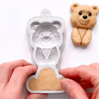 Katy Sue Silicone Mould -EASY STAND BEAR -Αρκουδάκι που στέκεται