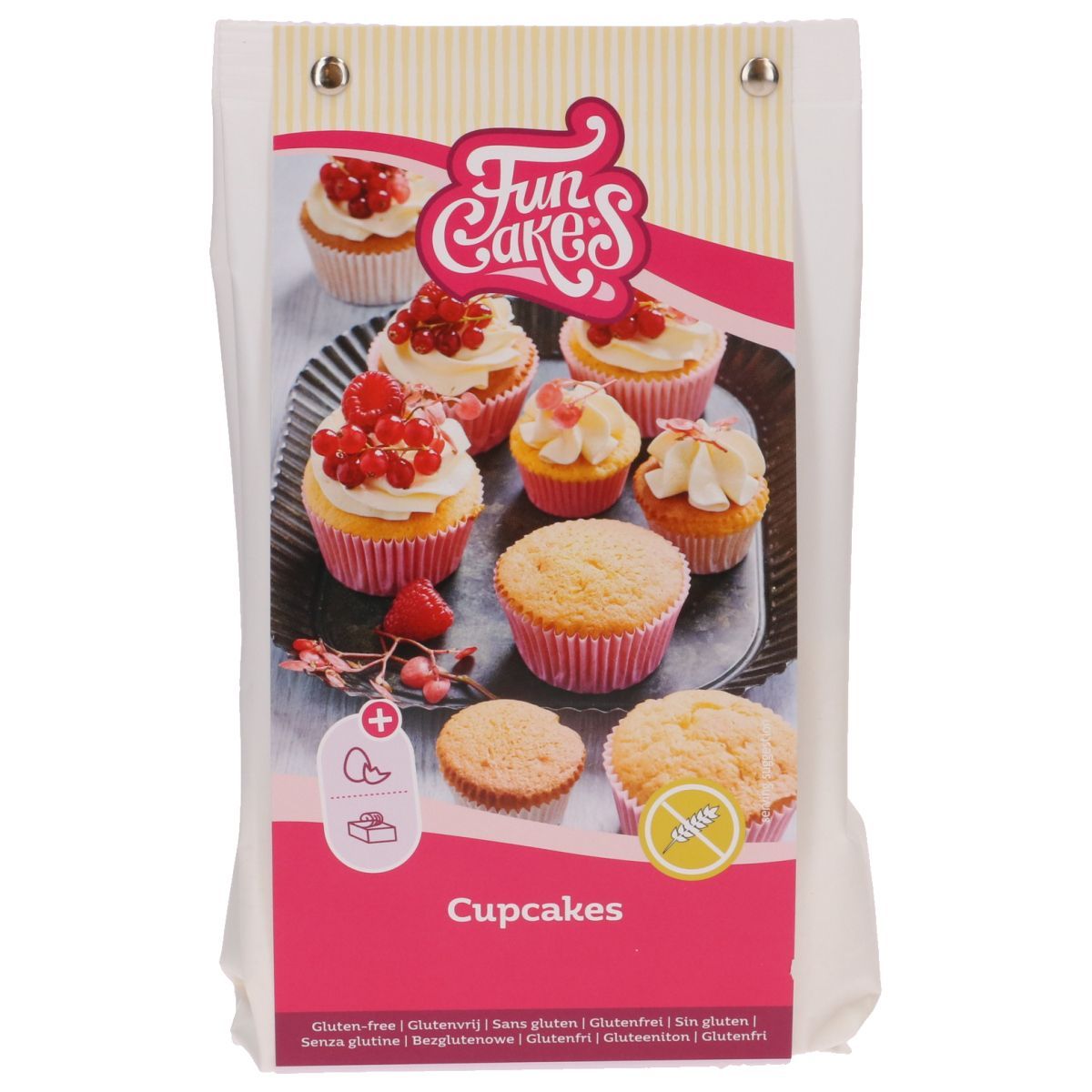 FunCakes Gluten Free Mix -CUPCAKES -Μείγμα για Καπκέϊκ Χωρίς Γλουτένη 400γρ