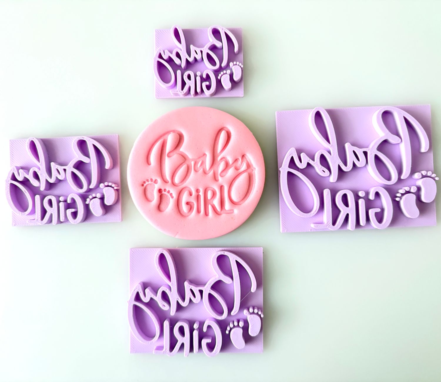 CBS Stamps Σφραγίδα  ''Baby Girl'' Σχέδιο 3