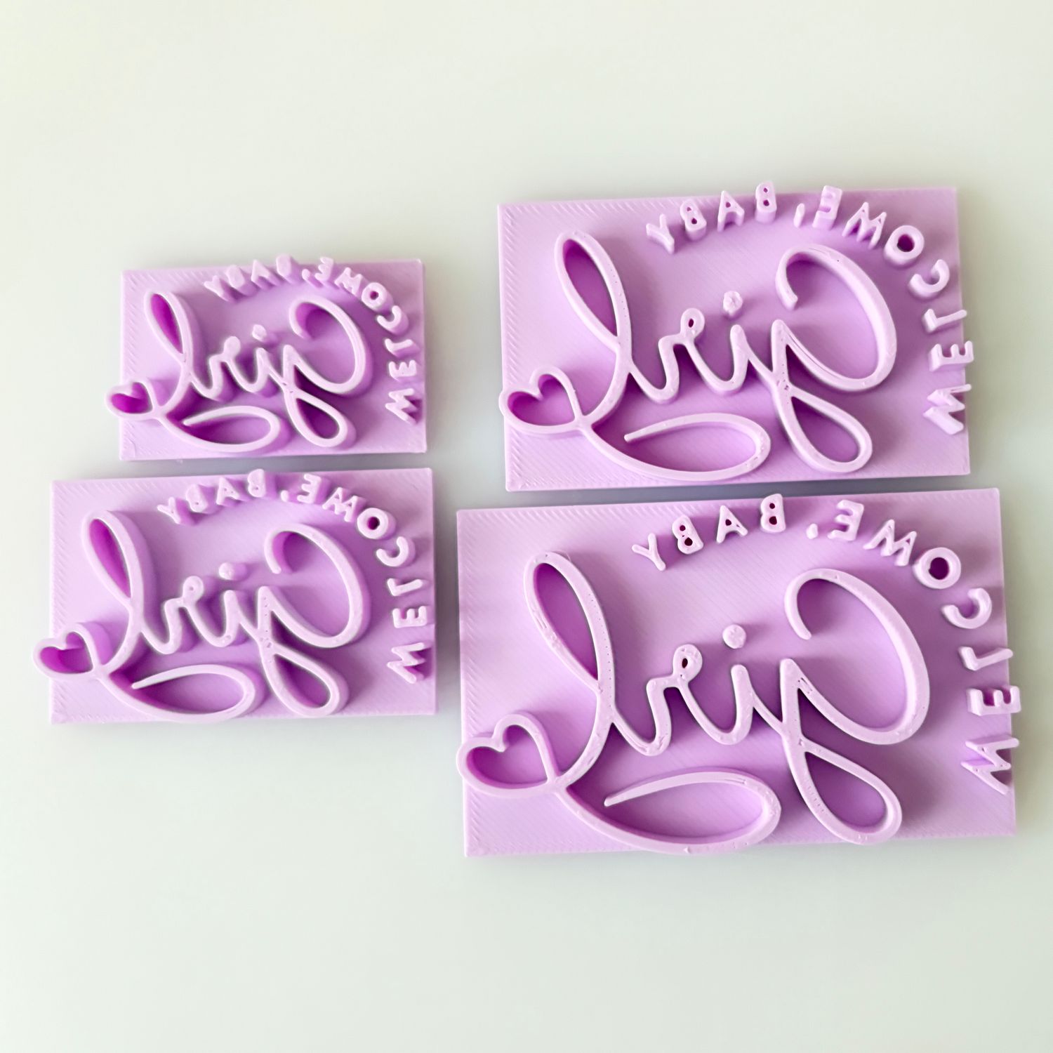 CBS Stamps Σφραγίδα  ''Welcome, Baby Girl'' Σχέδιο 3