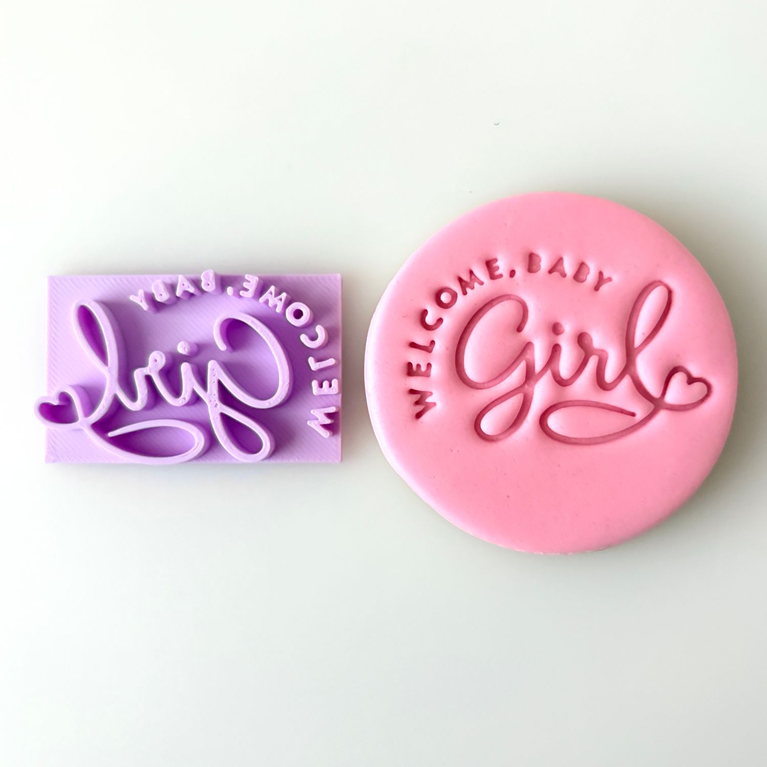 CBS Stamps Σφραγίδα  ''Welcome, Baby Girl'' Σχέδιο 3