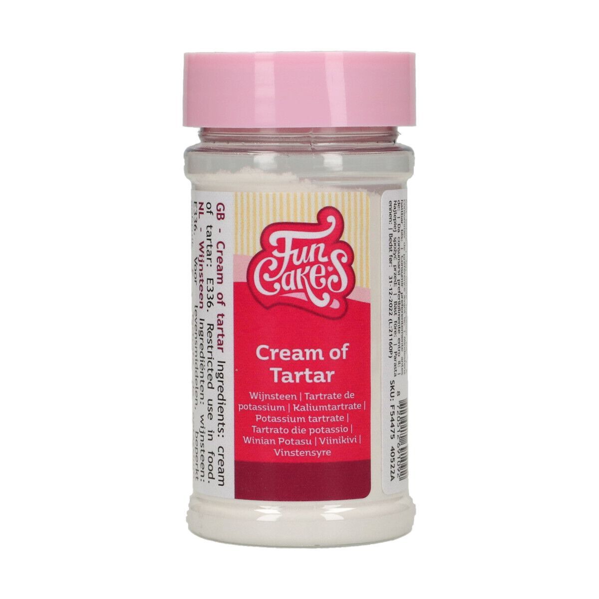 SALES!!!FunCakes - Cream of Tartar Κρεμόριο 80γρ-ΑΝΑΛΩΣΗ ΚΑΤΑ ΠΡΟΤΙΜΗΣΗ 6/2026