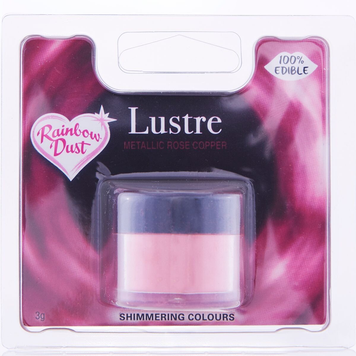 SALE!!! Rainbow Dust Edible Dust -Metallic ROSE COPPER -Βρώσιμη Σκόνη Μεταλλική Κόκκινο της Πάπρικας ΑΝΑΛΩΣΗ ΚΑΤΑ ΠΡΟΤΙΜΗΣΗ 31/12/26