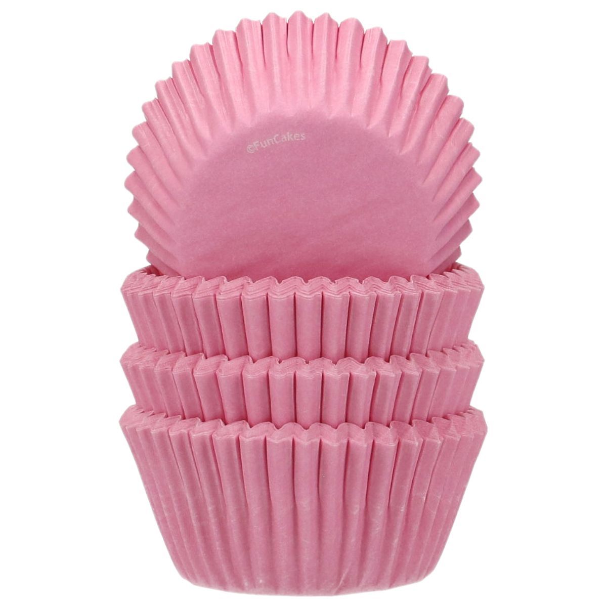 FUNCAKES Cupcake Cases -MINI LIGHT PINK- Μίνι Θήκες Ψησίματος για Κάπκεϊκς 100τεμ