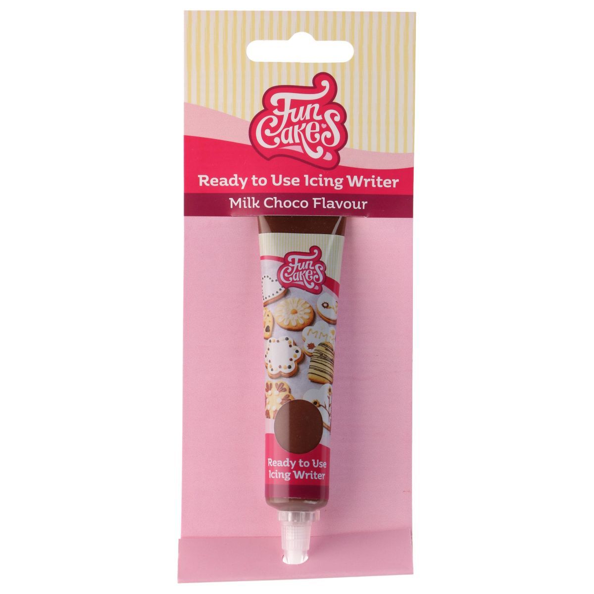 Funcakes Ready To Use Icing Writer 25g MILK CHOCOLATE -Γλάσο