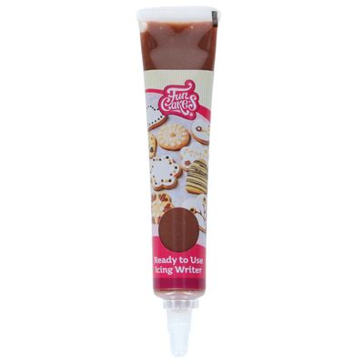 Funcakes Ready To Use Icing Writer 25g MILK CHOCOLATE -Γλάσο