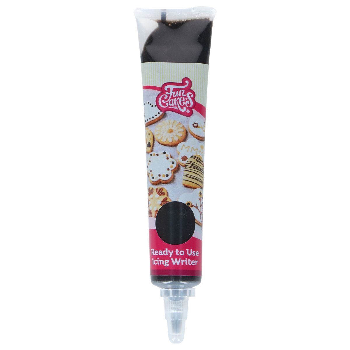 Funcakes Ready To Use Icing Writer 25g DARK CHOCOLATE -Γλάσο