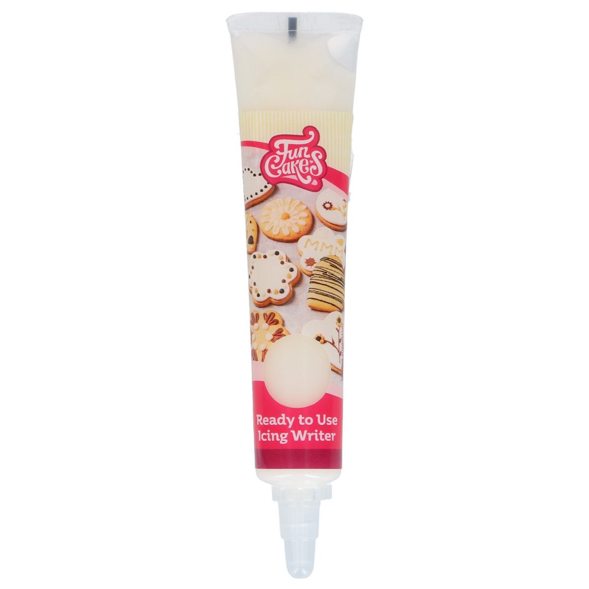 Funcakes Ready To Use Icing Writer 25g WHITE CHOCOLATE -Γλάσο