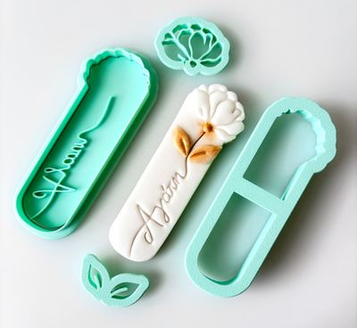CBS Σετ 5 τμχ κουπάτ FLORAL BOOKMARK -Σετ Κουπάτ Λουλουδάτος Σελιδοδείκτης Αγάπη' 10εκ