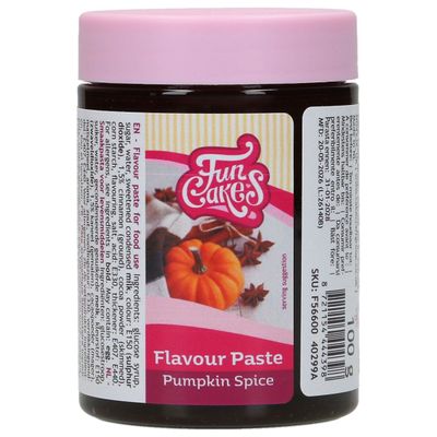 Funcakes Flavour Paste -PUMPKIN SPICE  -Συμπυκνωμένη Πάστα Μπαχαρικά Κολοκύθας 100g