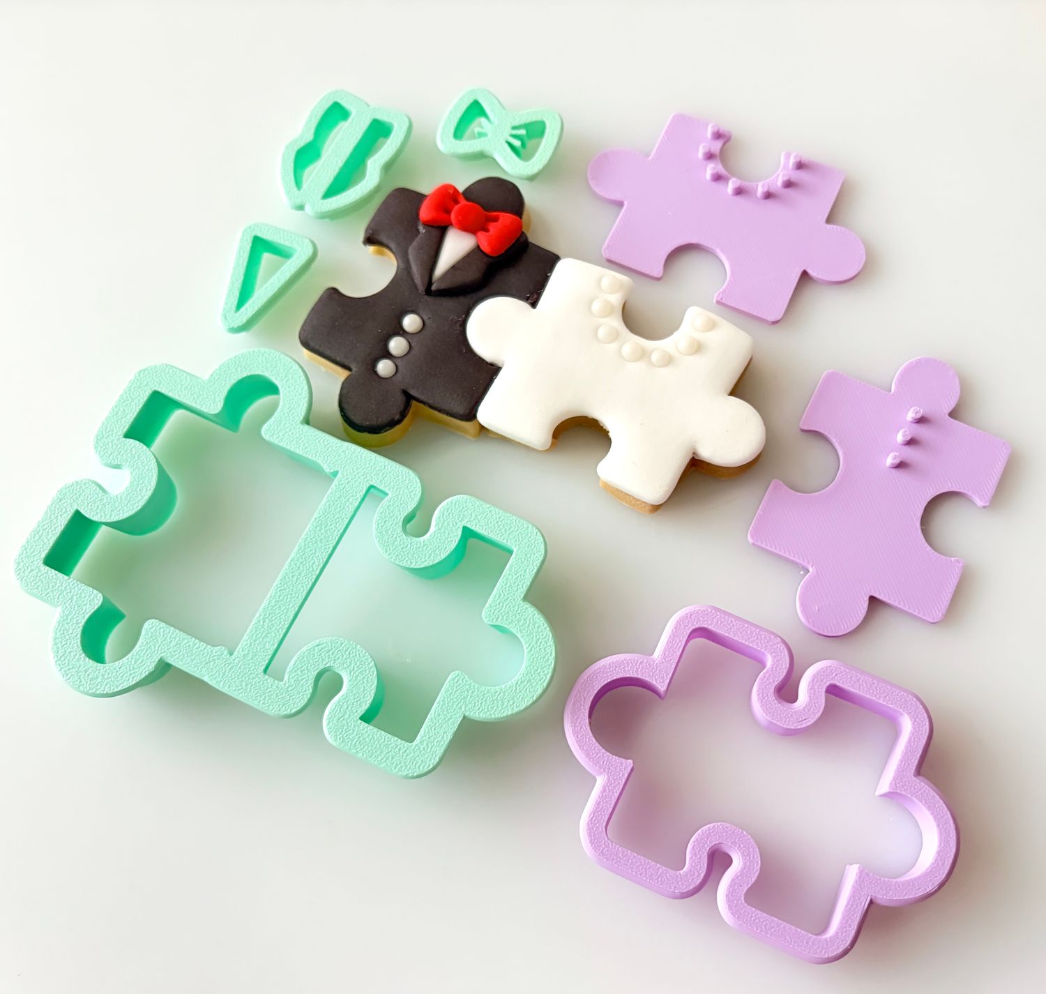 CBS Σετ 7 τμχ κουπάτ BRIDE &amp; GROOM PUZZLE- Νύφη &amp; Γαμπρός παζλ