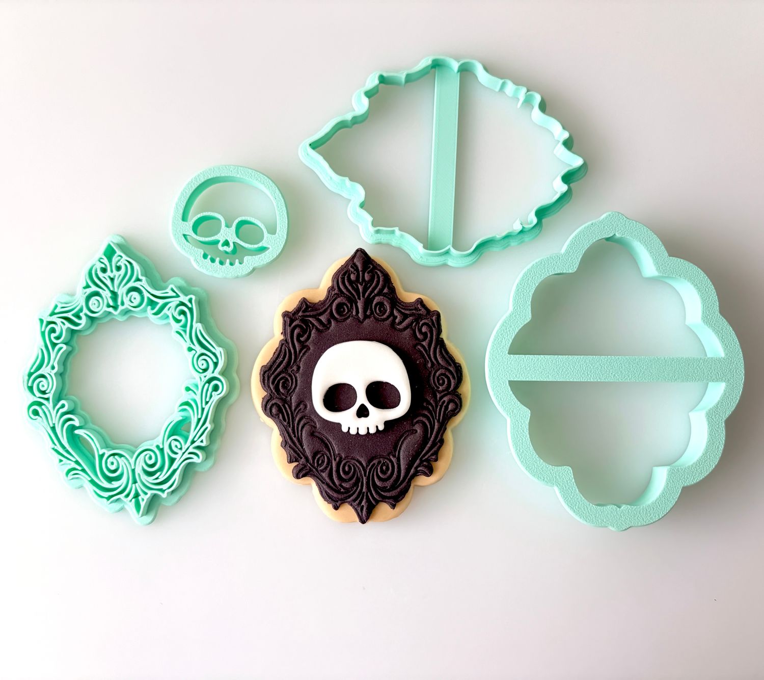 CBS Σετ 4 τμχ κουπάτ FRAMED SKULL  -