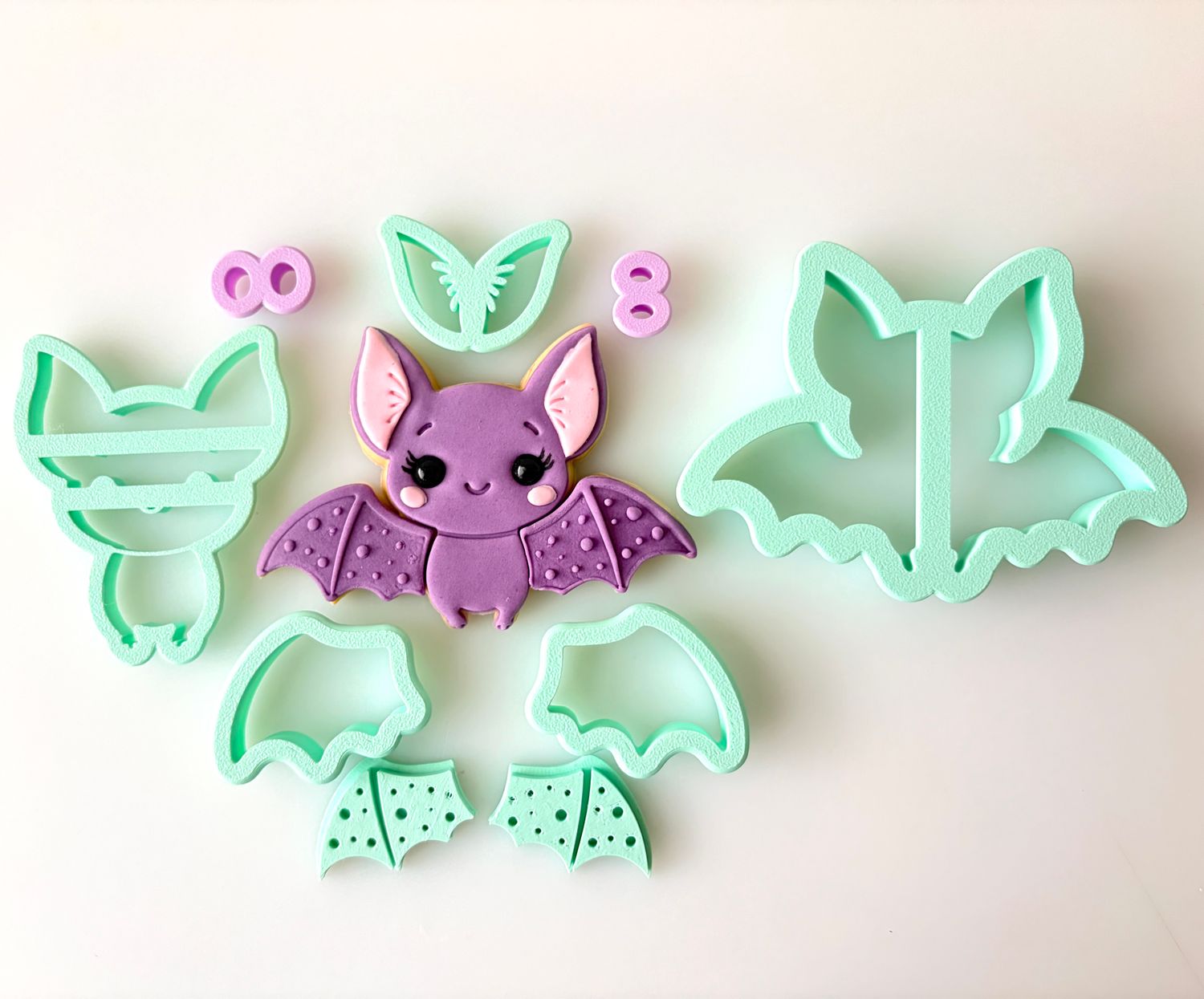 CBS Σετ 9 τμχ κουπάτ CUTE BAT -